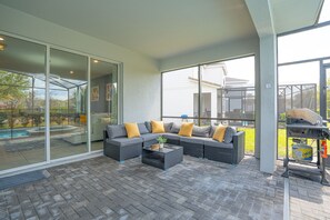 Family House, Balcony | Terrace/patio - Enchanted Palms Villa 7BR w Private Pool (Davenport)