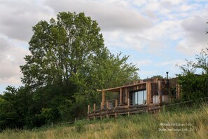 Romantisk stuga - utsikt mot bergen | Terrass/Patio