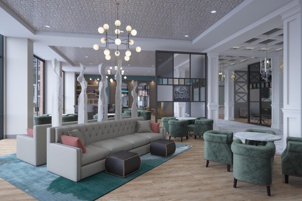 Lobby - Oberlin Hotel Raleigh, Curio Collection By Hilton (Raleigh)
