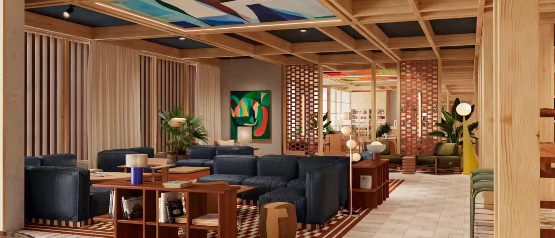 Àrea amb seients del vestíbul