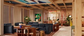 Sala de estar en el lobby