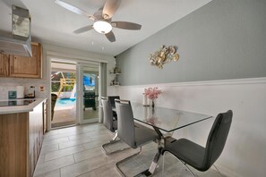 Dining - Pool & Slide! Waterfront Home with Private Dock! (Fort Myers)