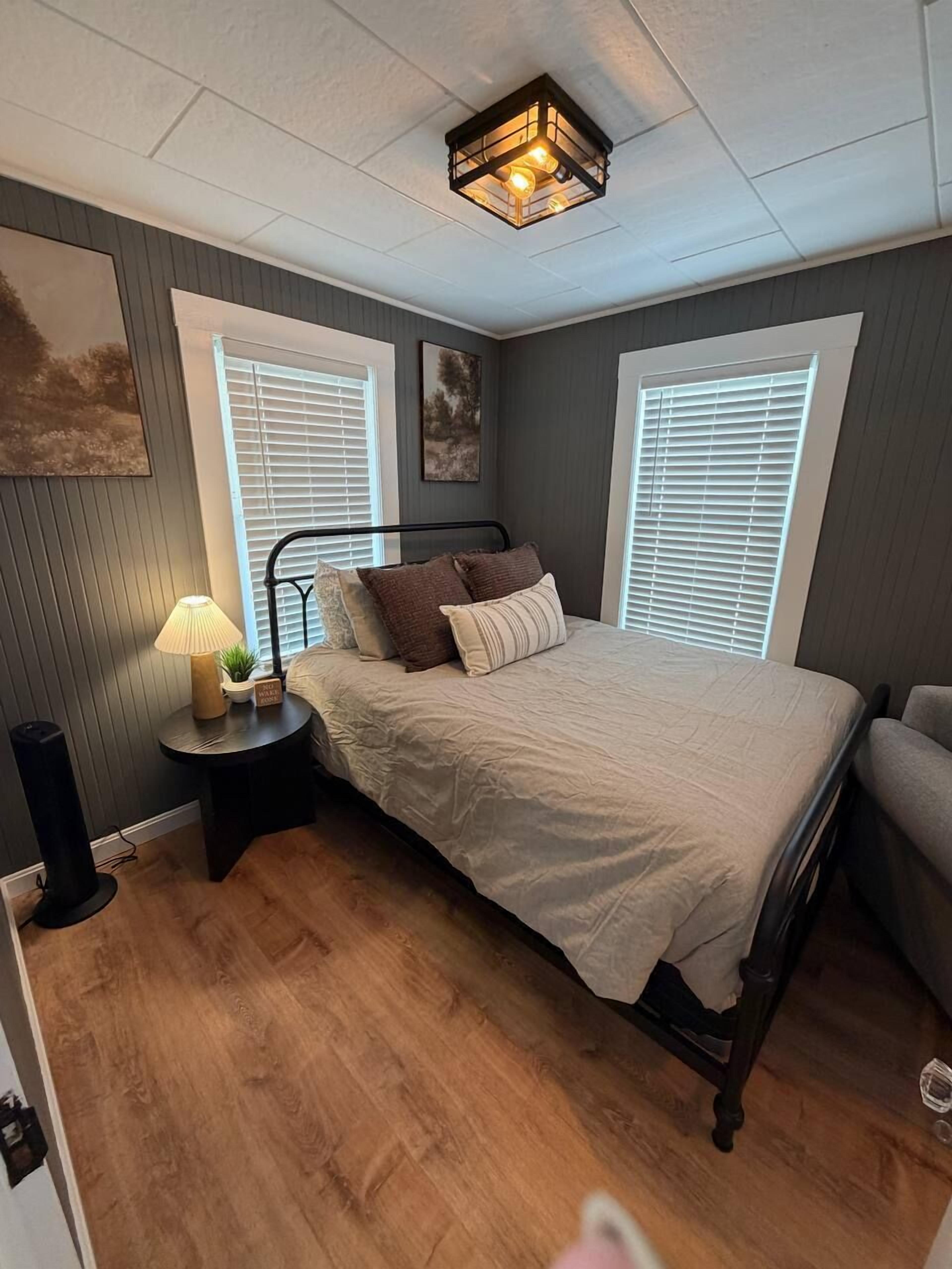 2 bedrooms, iron/ironing board, travel crib, WiFi