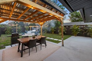 Opções para refeição ao ar livre