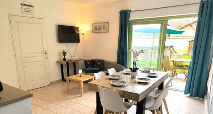 Chez Lorette, appartement Kintzheim, route des vins, 6 pers, 3 ch, piscine.