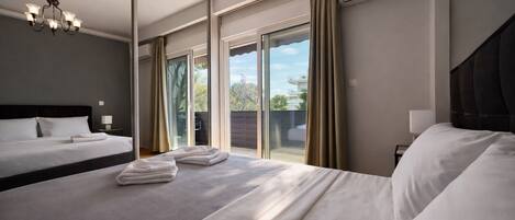 2 bedrooms, iron/ironing board, internet, bed sheets