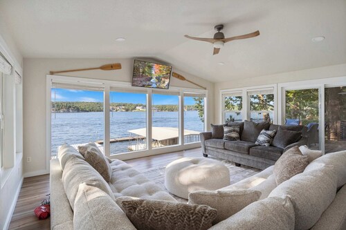 Lakefront Home Private Dock With Main Channel View