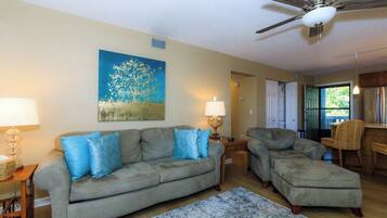 Villa, Multiple Beds, Patio, Pool View (237 SWS Dr 2A) | Living area