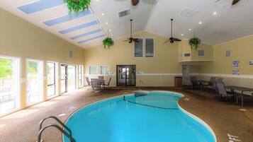 Indoor pool, outdoor pool