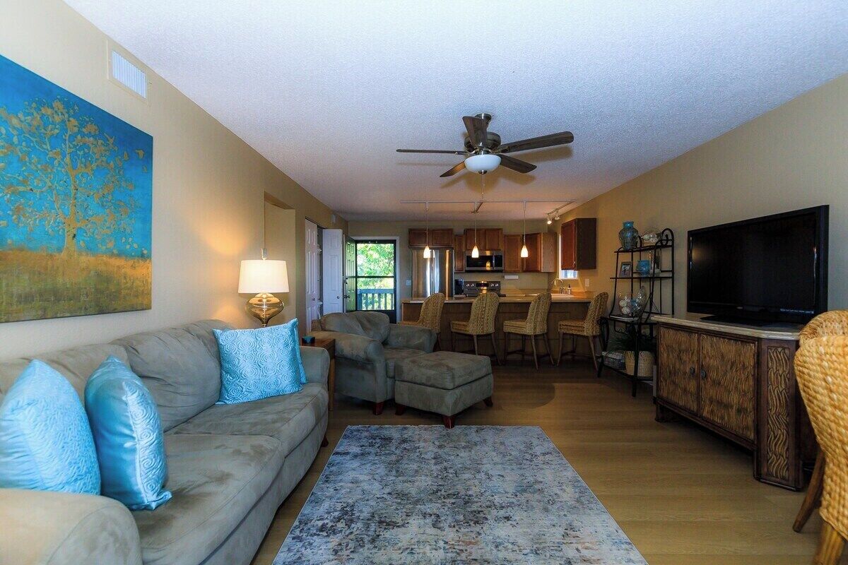 Villa, Multiple Beds, Patio, Pool View (237 SWS Dr 2A) | Living area