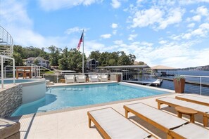 Outdoor pool - Lakeside Lux Where Every Luxury Awaits (Sunrise Beach)
