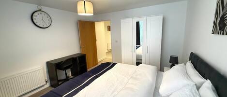 1 bedroom, iron/ironing board, bed sheets