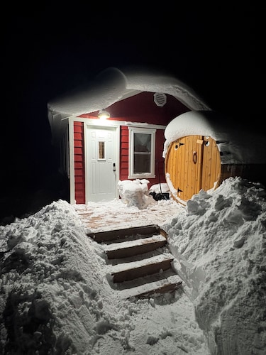 Enjoy Michigan's Upper Peninsula from this Trailside House with Private Sauna