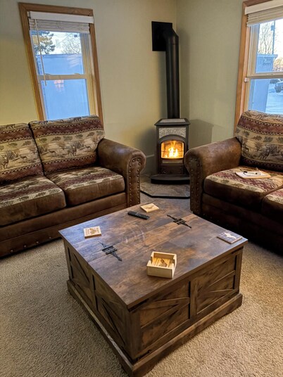 Enjoy Michigan's Upper Peninsula from this Trailside House with Private Sauna