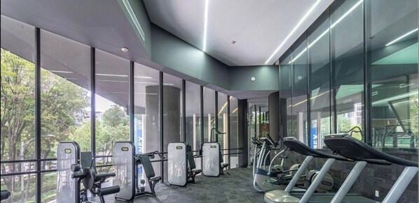 Fitness facility - Modern apartment with pool and gym in TOP location in the CDMX (Ciudad de México)