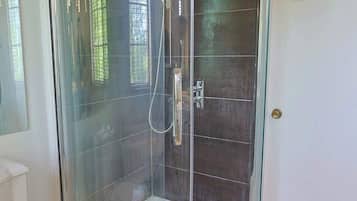 Shower, hair dryer
