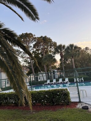 Outdoor pool, a heated pool - Sunset Escape Heated Pool : Honeymoon Island Pass + Gated Community (Oldsmar)