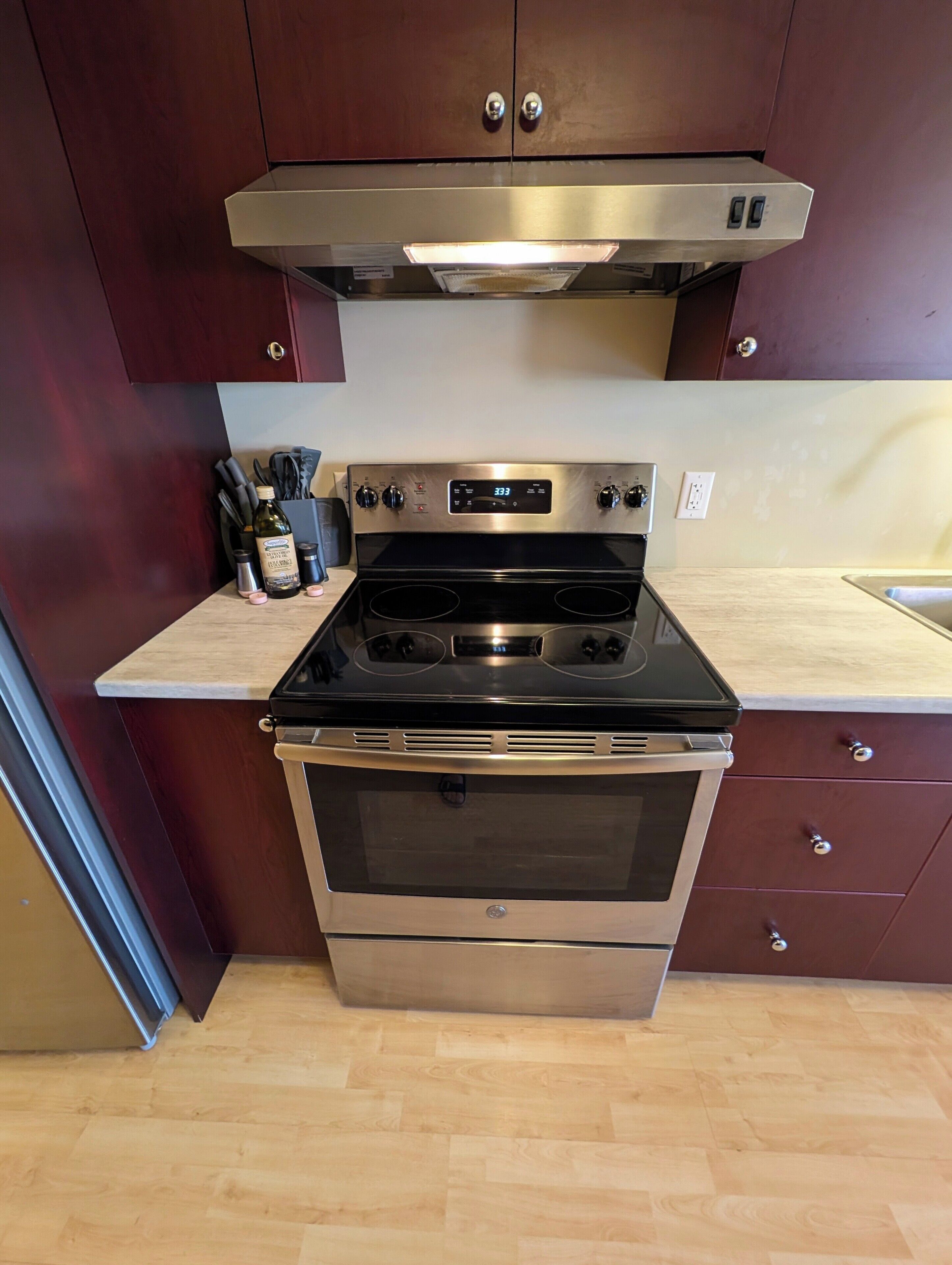Microwave, oven, stovetop