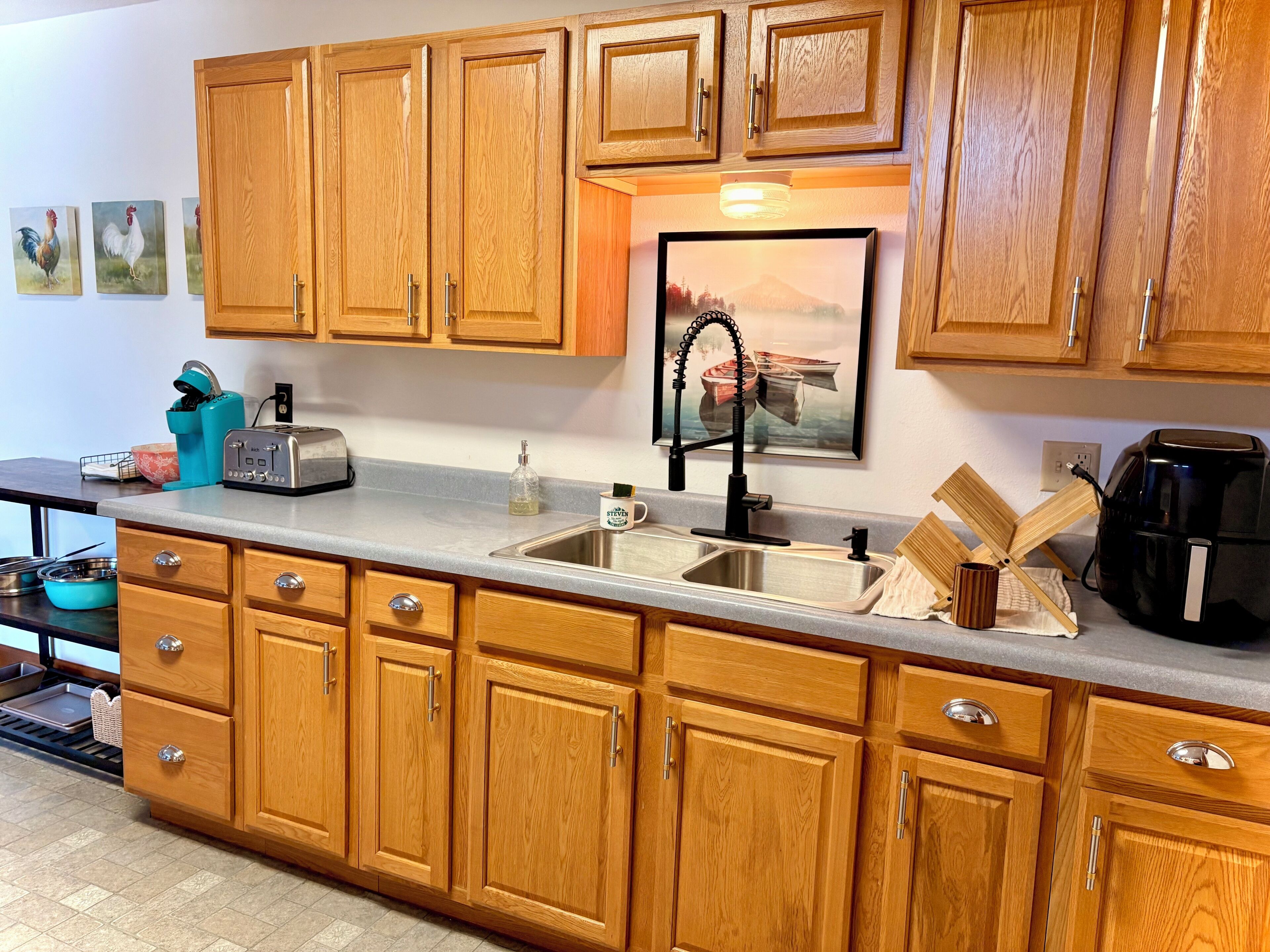 Microwave, oven, stovetop