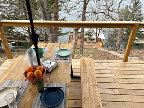 Opções para refeição ao ar livre