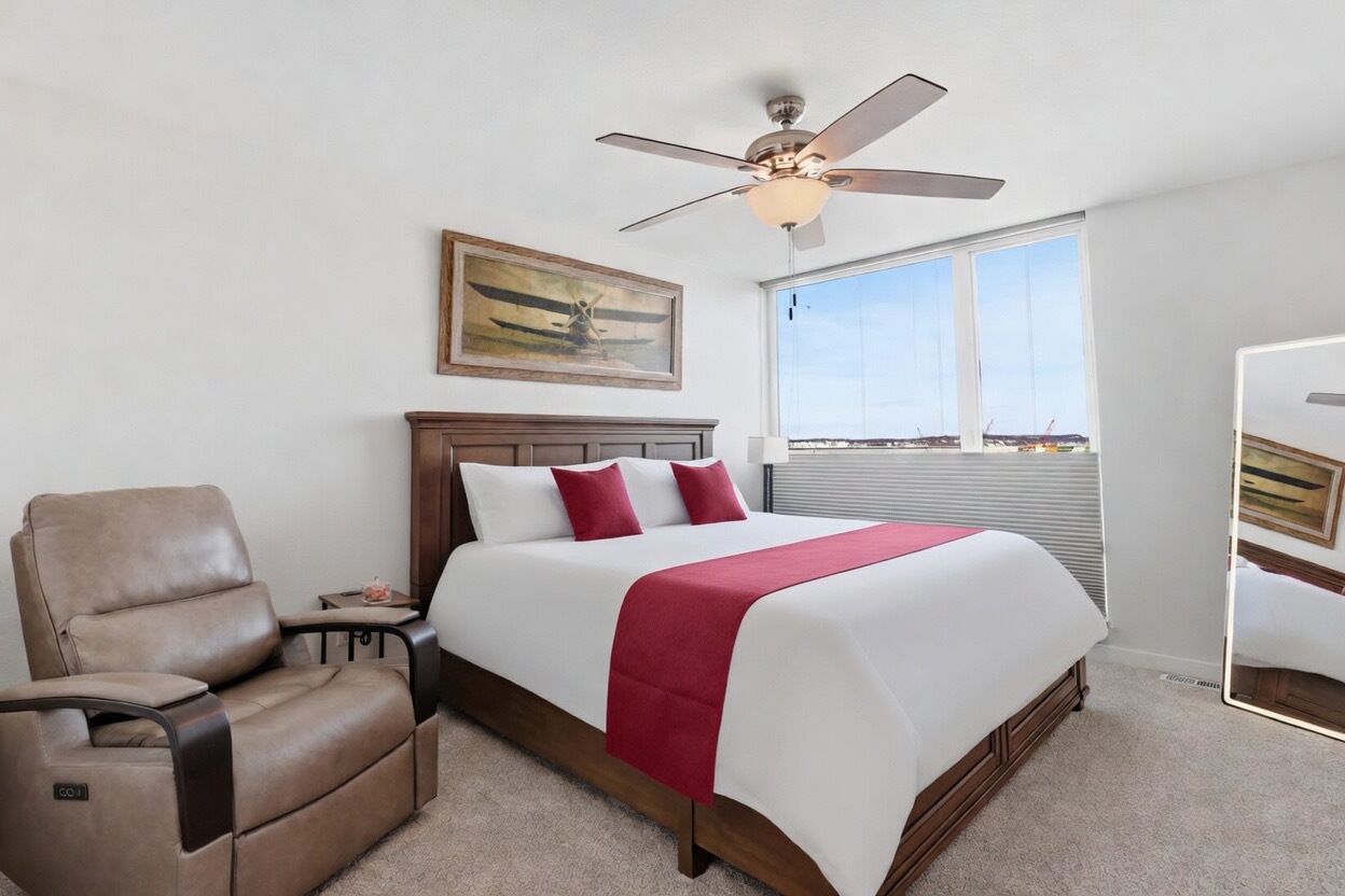 2 bedrooms, desk, iron/ironing board, free WiFi