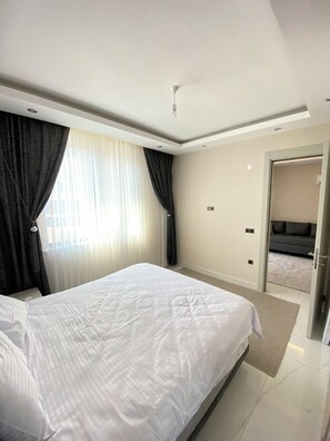 Room - Cozy 1-bedroom apartment in peaceful Antalya with AC and gym access (Antalya)