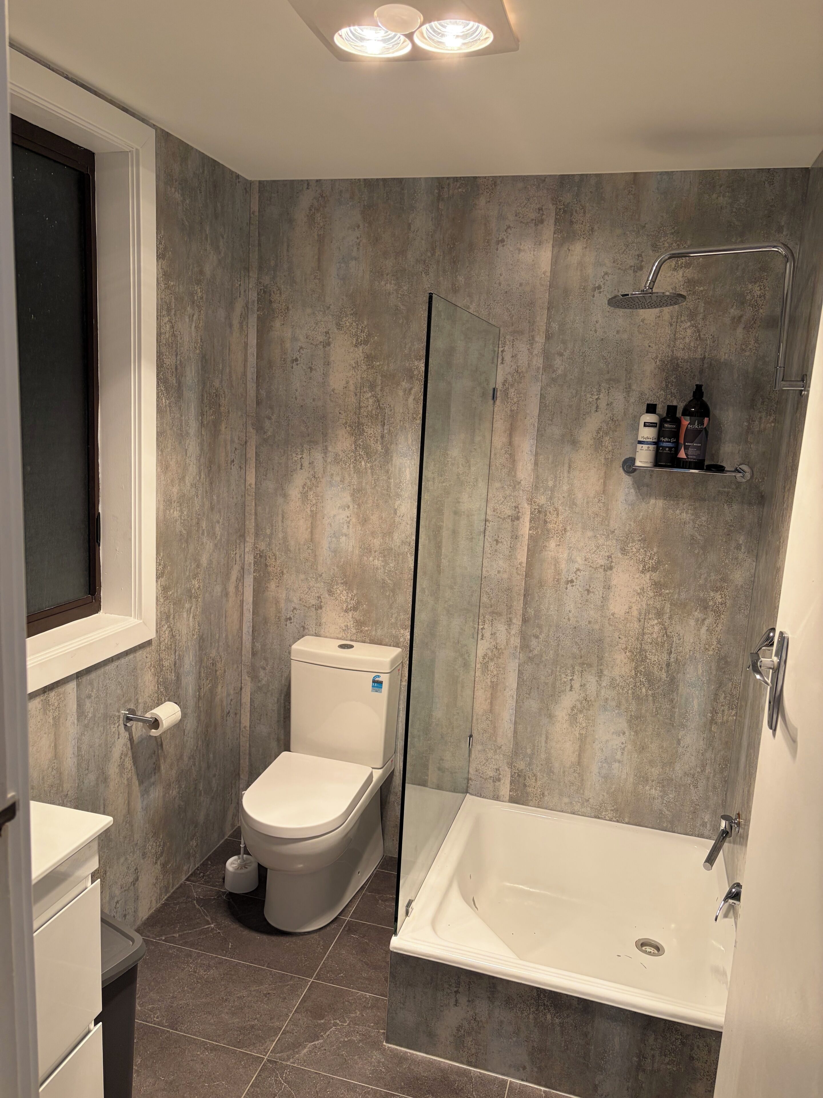 Towels, soap, toilet paper