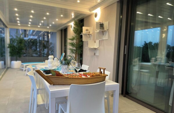 Dining - SandBeach Apartment - Modern apartment 700 meters from paradise beach (Golfo Aranci)