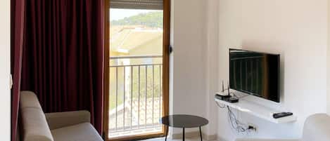 Apartment (One bedroom apartment near beach) | Living room