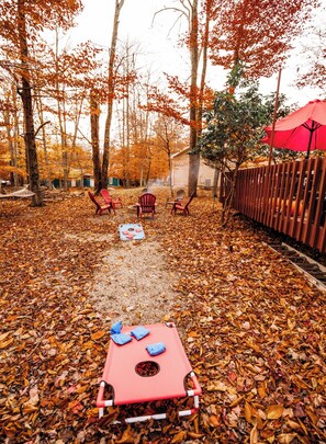Terrace/patio - Poconos house-Pools/Casino/lake/firepit/Kalahari (Tobyhanna)