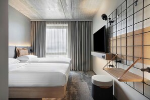 客房, 2 張單人床, 城市景觀