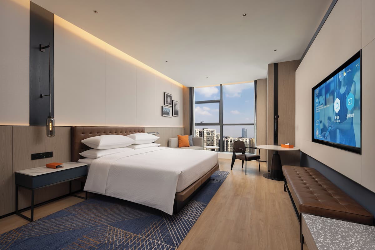 Habitación empresarial, 1 cama King size, vista a la ciudad