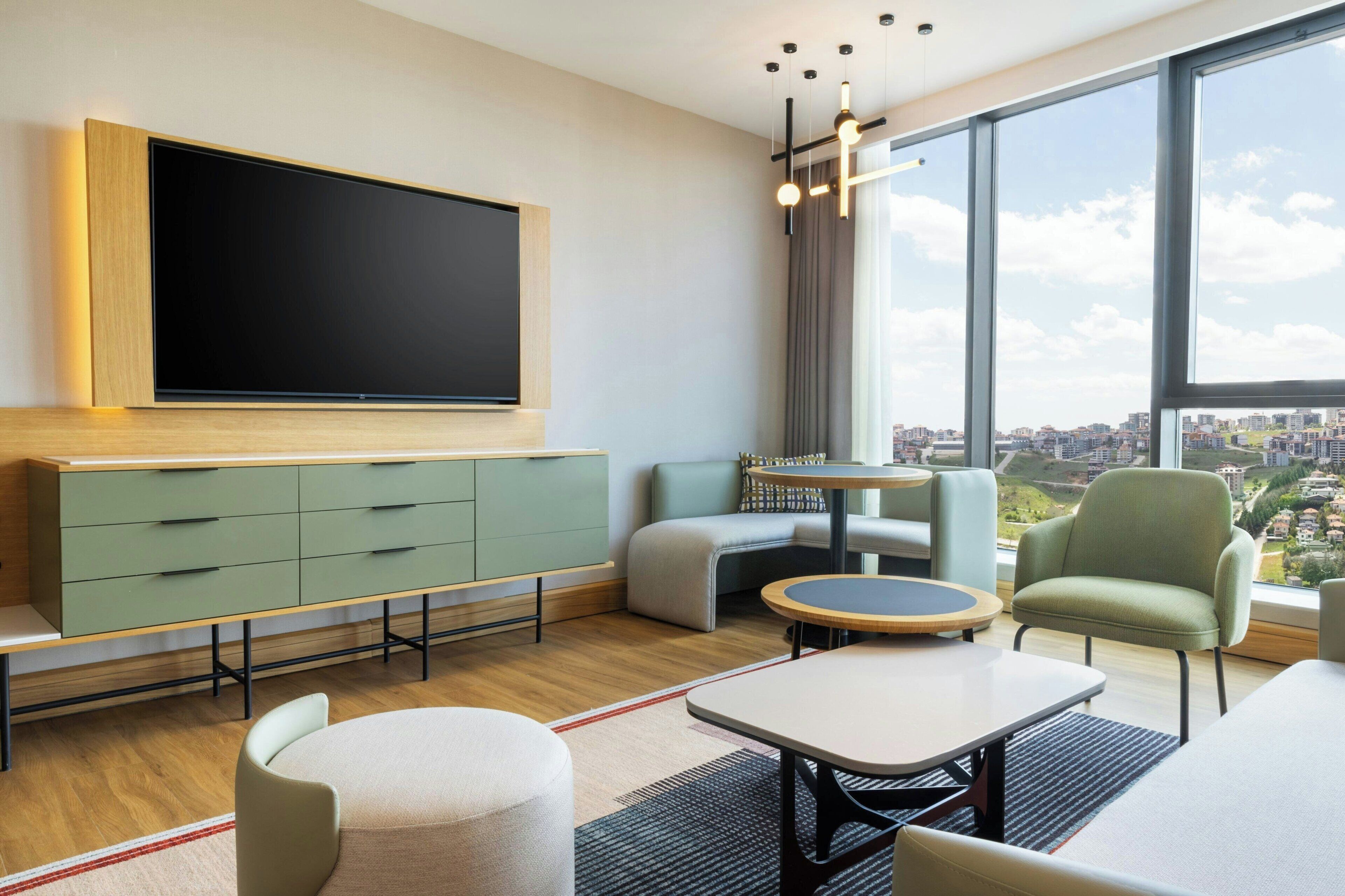 Suite Exécutive, 1 chambre, vue ville | Salle de séjour