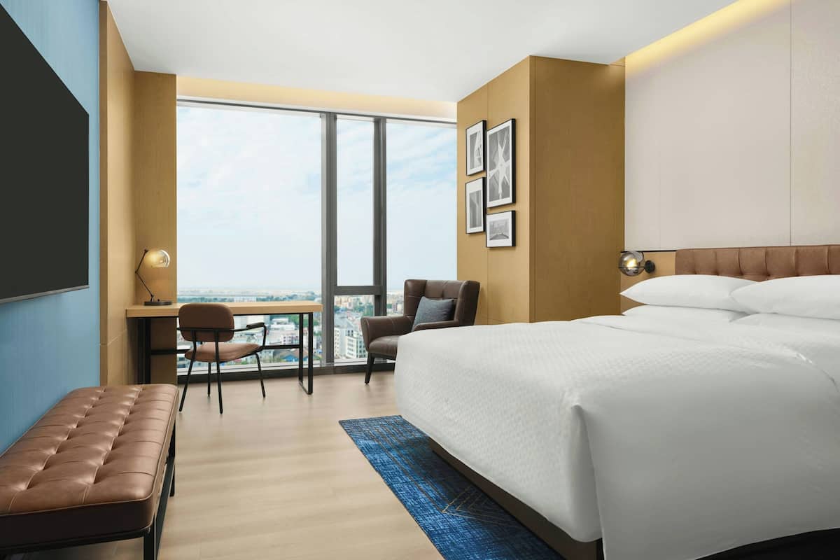 Rom, 1 kingsize-seng, byutsikt