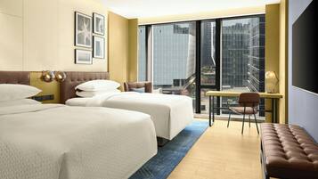 Classic Room, 2 Double Beds, City View