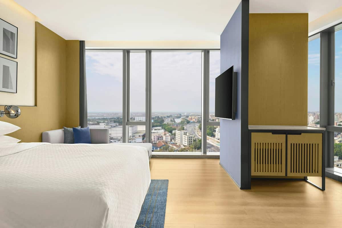 Studio – premier, 1 kingsize-seng, byutsikt