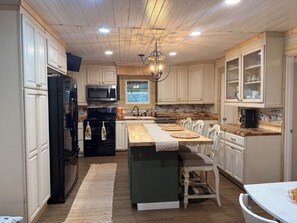 Private kitchen - Peaceful 4-bedroom farmhouse w/ hot tub close to SXS trails and WinterPlace (Rock)