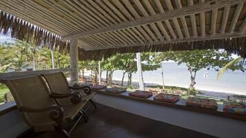 Deluxe Double Room, Balcony, Sea View | Property grounds