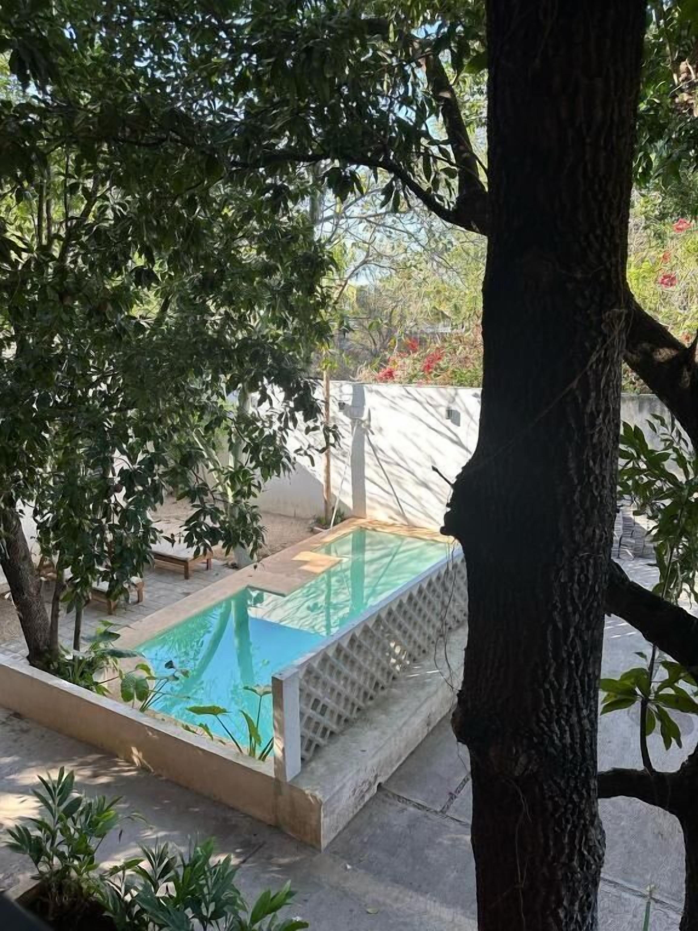 Lägenhet - luftkonditionering - utsikt mot trädgården | Pool