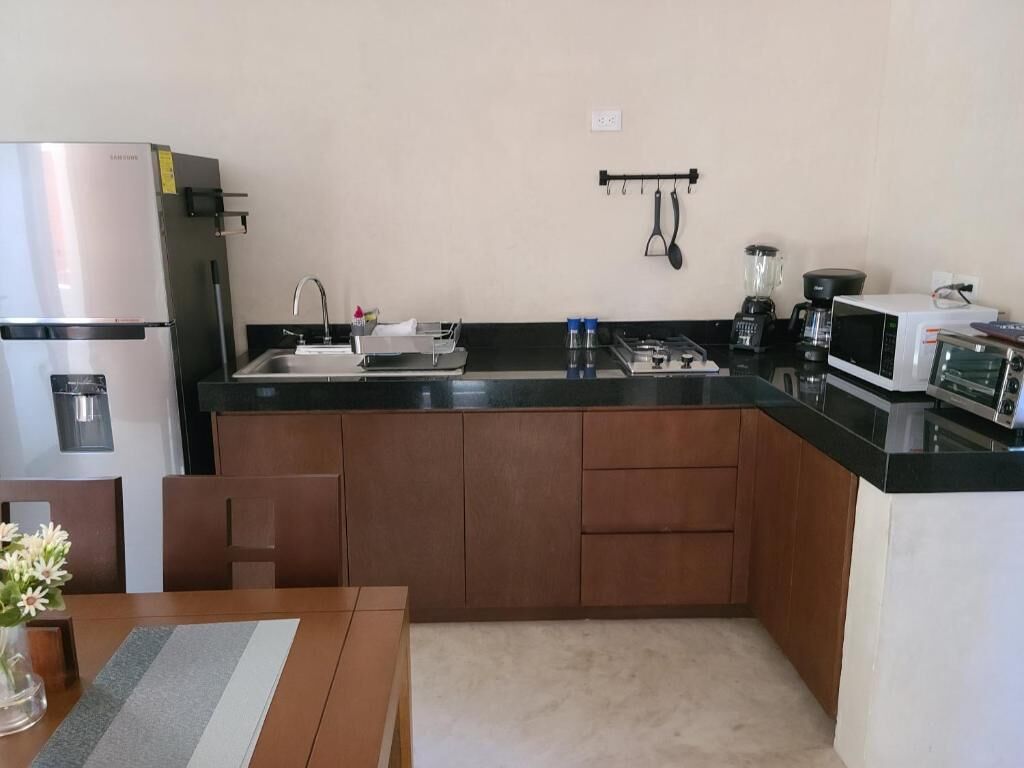 Leilighet, hageutsikt | Eget kjøkken