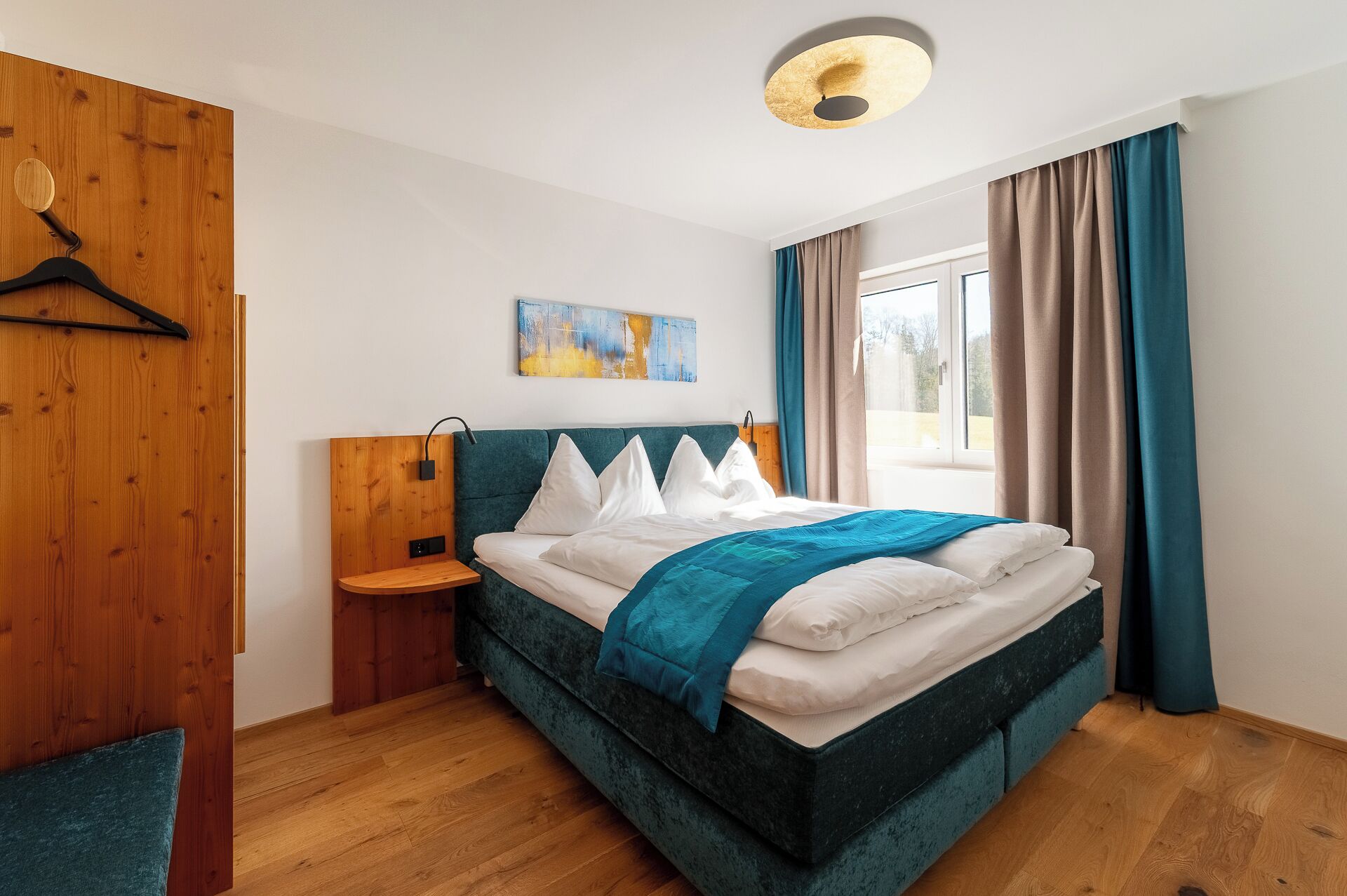 1 slaapkamer, een kluis op de kamer, wifi, beddengoed