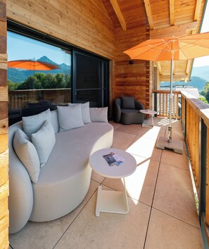 Terrace/patio - Apartment Sodalit in Haus Alpenblick (St. Wolfgang)