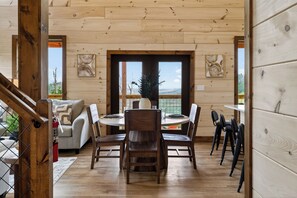 Dining - New Cabin! Views, Hot-tub, Indoor Heated Pool, Arcade Games Near Pigeon Forge (Sevierville)