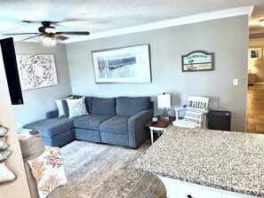TV - 🏖️ Coastal Family Escape - Sandy Seahorse Condo near Seaside w/ Pools & Tram (Santa Rosa Beach)
