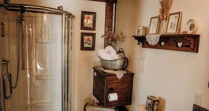 The Wildrose Parlour | Old World Escape | Cozy Cabin at Go Hard Ranch