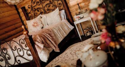 The Wildrose Parlour | Old World Escape | Cozy Cabin at Go Hard Ranch