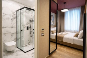 Chambre Double, 1 grand lit | Salle de bain