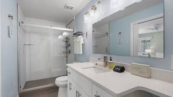 Hair dryer, towels