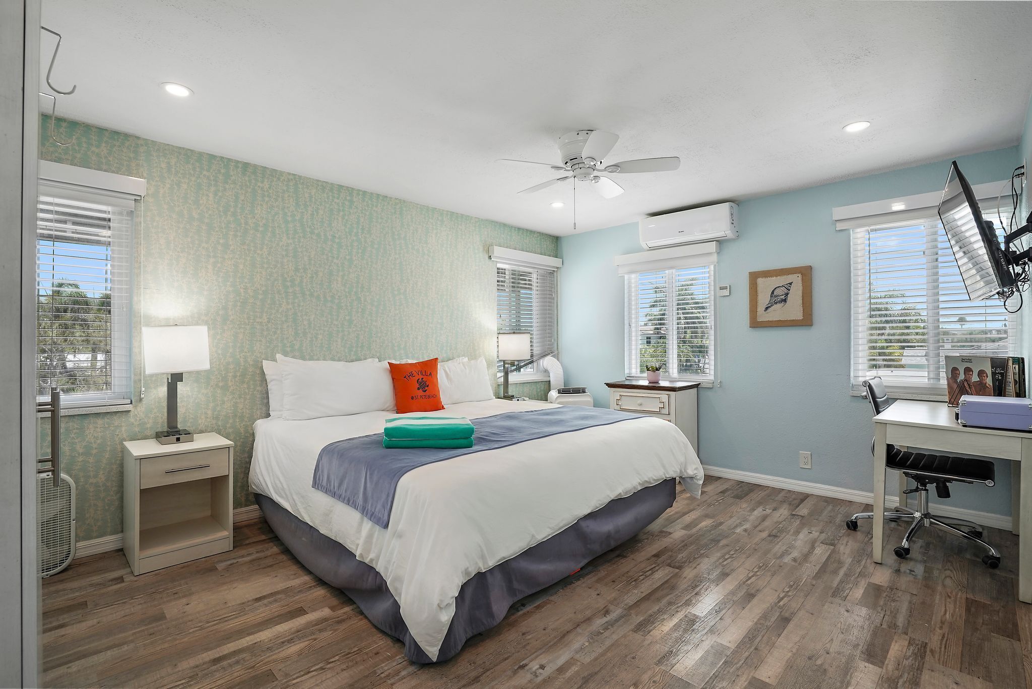 1 bedroom, internet, bed sheets