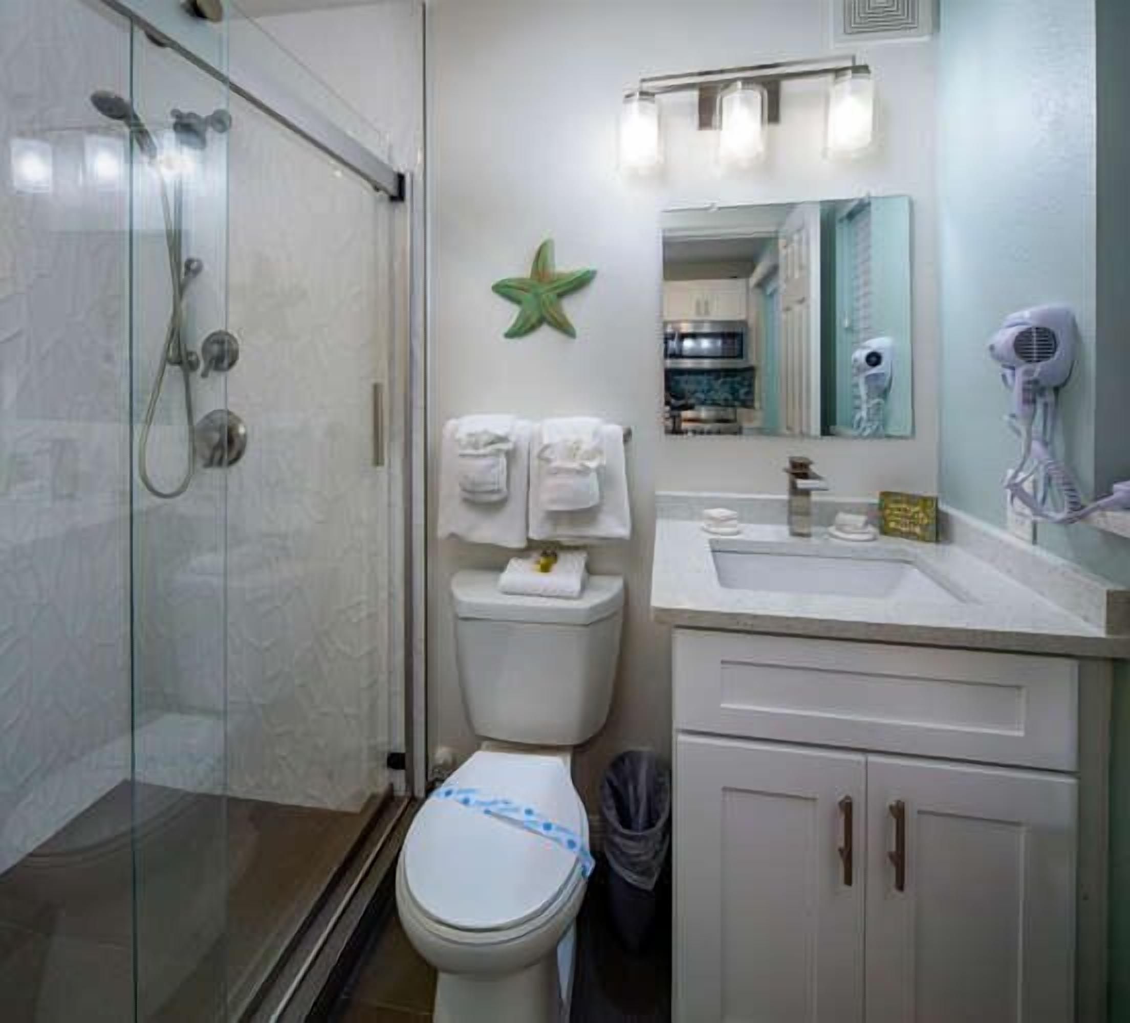 Hair dryer, towels
